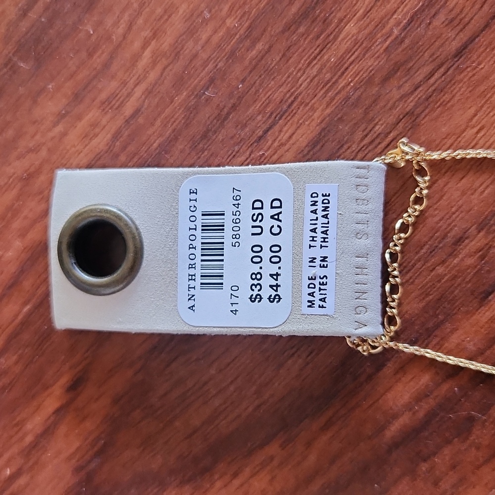 Amthropologie Safety Pin Necklace - Picture 3 of 4